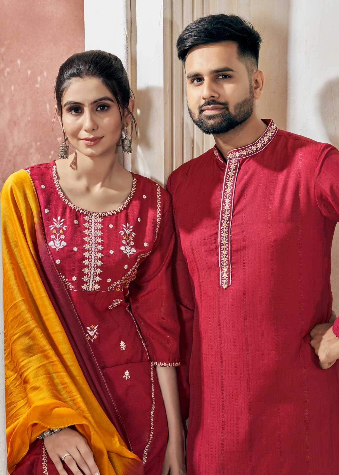 YNF KHADI COTTON LAD STRIPE COUPLE WEAR WHOLESALE SUITS MANUFACTURER     